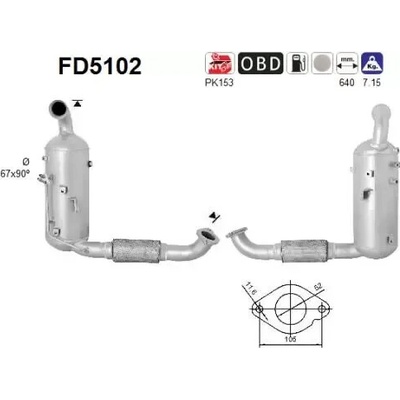 AS Filtr pevných částic ASA FD5102