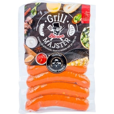 Baron Grill Majster gril klobása so syrom 250 g