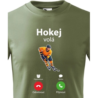 Dětské tričko Hokej volá Military Canvas Dětské tričko Bezvatriko.cz 2895