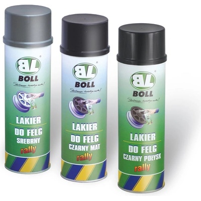 BOLL lak na automobilové ráfky Rally sprej 500 ml černý mat 0010135 | Zboží Auto