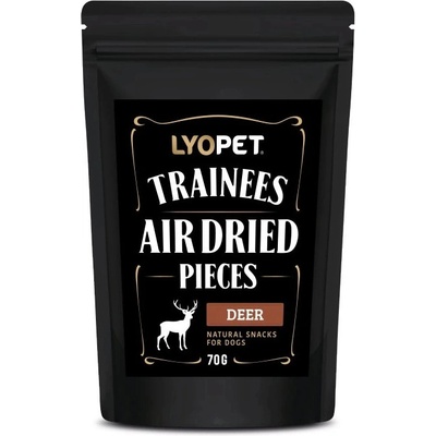LYOPET Trainees Snack Air Dried Pieces Deer 70 g