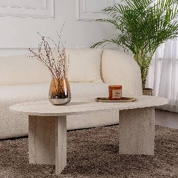 ASG Ovalis - овална маса травертин (8684283441471)