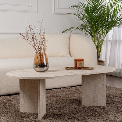 ASG Ovalis - овална маса травертин (8684283441471)