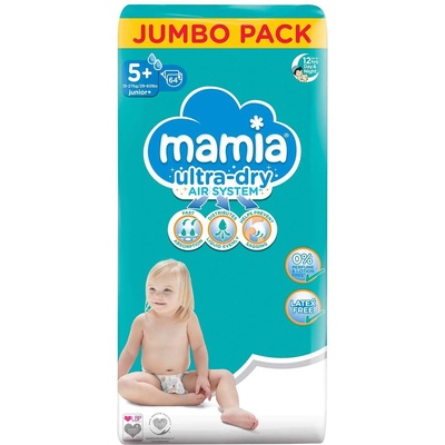 Mamia 5+ Jumbo 64 броя, от 13 до 27 кг