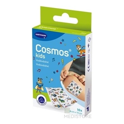 Paul Hartmann AG Cosmos Kids vodeodolná detská náplasť na rany 10 ks