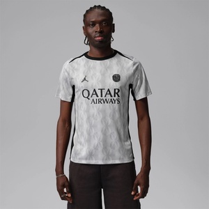 Nike Тениска Nike Men's Paris Saint Germain Licensed Short Sleeve T-Shirt - Grey/Black