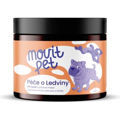 MOVit Péče o ledviny pro psy a kočky 100 tablet s příchutí masa