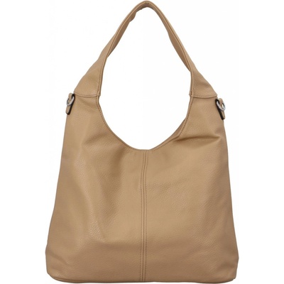 Stylová dámská koženková kabelka Riana khaki