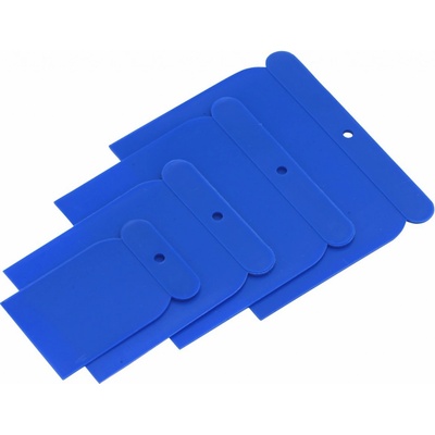 LUX-TOOLS Japonská špachtle plastová 50, 75, 100, 120 mm (4 ks)