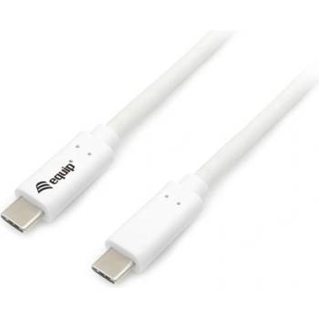 Equip Преобразувателен кабел - 128361 (USB-C 3.2 Gen1 към USB-C, мъжки/женски, PD: 60W, бял, 1 м) (128361)