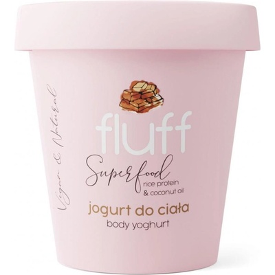 Fluff Подхранващ йогурт за тяло с оризов протеин, шоколад, 180 ml