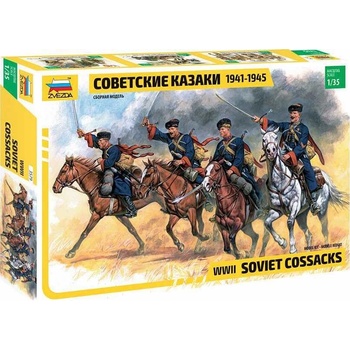 Zvezda Model Kit figurky 3579 Soviet Cossacks RR 1:35