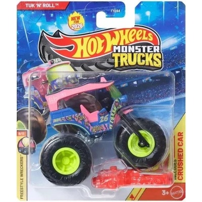 Mattel Hot Wheels: Monster Trucks количка - Tuk N' Roll (JKJ83)