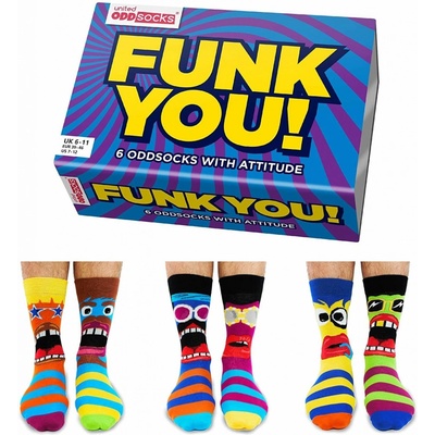 United Odd Socks Veselé ponožky Funk You!