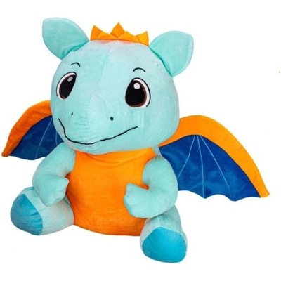 Mikro Plush Friends дракон светло син плюшен 60см седящ 0м+ (90284)