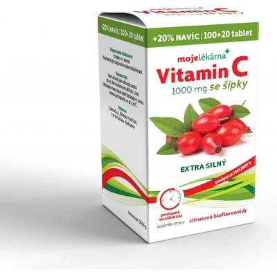 Moje lékárna Vitamín C 1000 mg se šípky 120 tablet