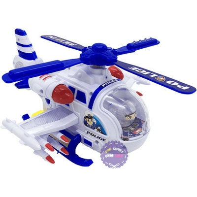 Полицейска хеликоптер със звукови и светлинни ефекти 777-45