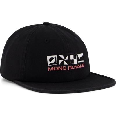 MONS ROYALE ROAM 6 PANEL CAP vintage black
