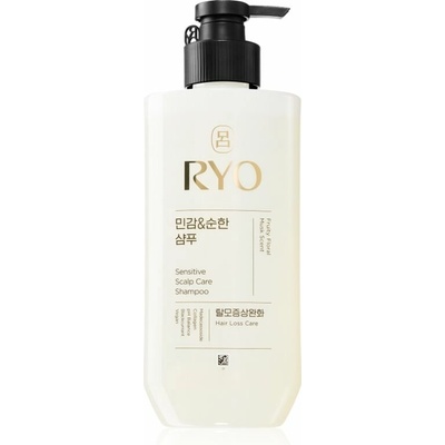 RYO Sensitive Scalp Care Shampoo zklidňující šampon pro citlivou pokožku hlavy 480 ml