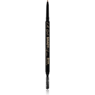 L. A. Girl Cosmetics Shady Slim автоматичен молив за вежди с четка цвят Blonde 0.08 гр