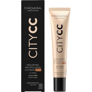 MÁDARA Cosmetics CITY CC Hyaluronic Anti-Pollution CC Cream SPF15 40 ml BB Cream Light
