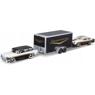 Maisto Team Haulers 1955 Chevrolet Nomad + 1971 Chevrolet Vega 1:64
