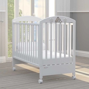 Bambino Casa Бебешко легло Bambino Casa - Stellato, Bianco (2531) - baby