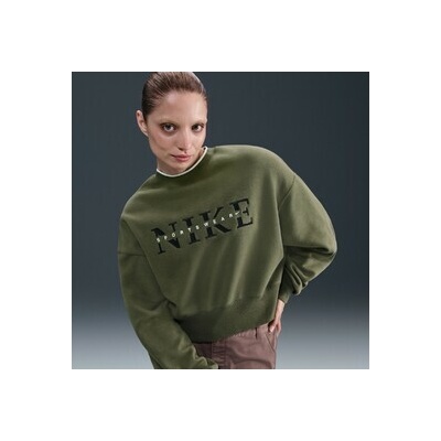 Nike Sportswear Women Fleece Crew zelená