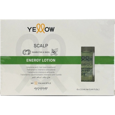 Yellow Scalp Energy Lotion 6 x 13 ml
