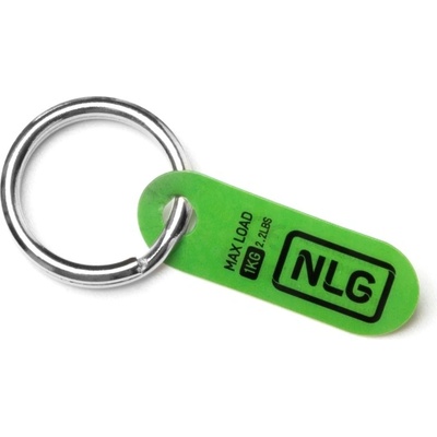 Závěsný kroužek NLG s nosností 1 kg, malý – kov, zelená, pr. 19 mm
