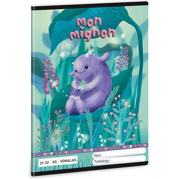 Ars Una Тетрадка с линийка ARS UNA A/5 32 страници 21-32 4. -8. клас Mon Mignon 53624475 (53624475)