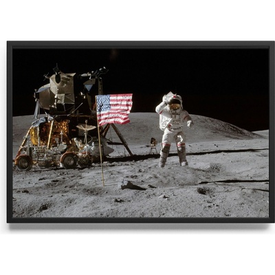 HYBRIS PRODUCTION AB plakát John Young On The Moon 50 x 70 cm