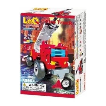LaQ Mini Fire Truck Educational Building Blocks
