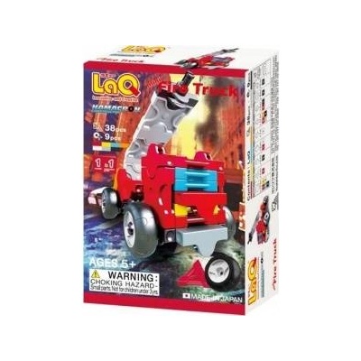 LaQ Mini Fire Truck Educational Building Blocks