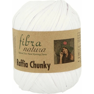 Fibra Natura Raffia Chunky 01 biela