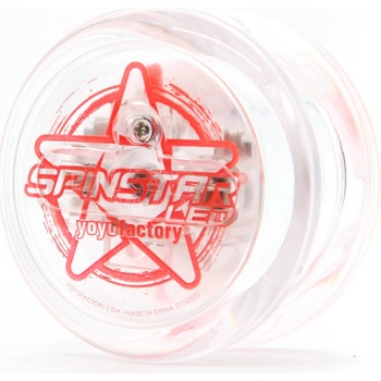 Yoyofactory yoyo Spinstar LED svítící Červená