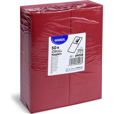 Wimex Ubrousek CutleryStar Premium bordový 50ks 32x40cm