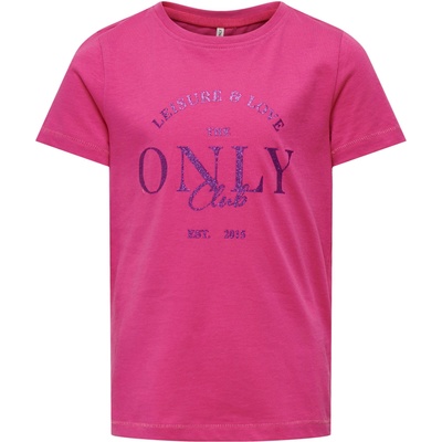 ONLY Тениска 'wera life' розово, размер 146