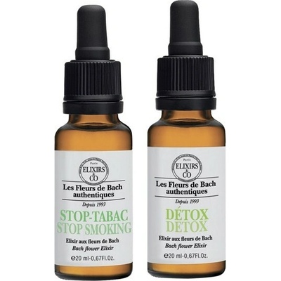 Bachovy květové BIO esence Les fleurs de Bach Detox + Stop Smoke 20 ml