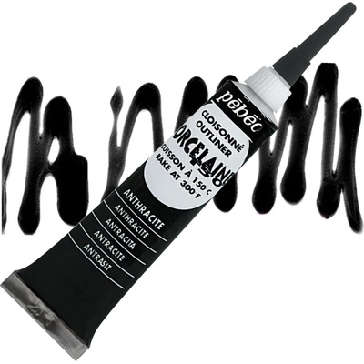 Pébéo Porcelaine 150 kontura 20 ml černá – Zboží Mobilmania