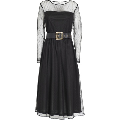 Influencer Рокля 'Belted Dress' черно, размер M