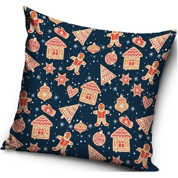 Carbotex Vianočný vankúš Perníčková koleda 40 x 40