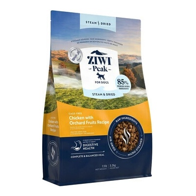 Ziwipeak Dog Steam & Dried sušené krmivo s kuracím mäsom pre psov 3,2 kg