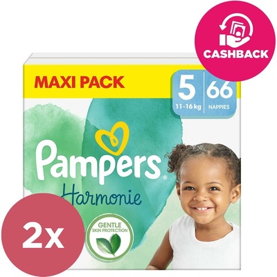 Pampers Harmonie 5 2x66 ks