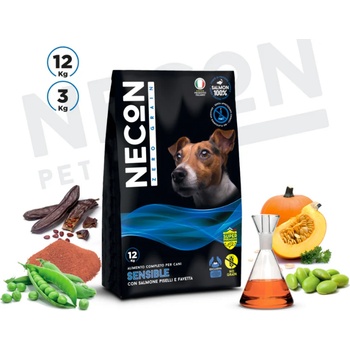 NECON Хипоалергенна студено пресована храна за кучета със сьомга