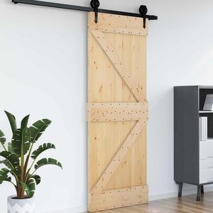 vidaXL Врата NARVIK 70 x 210 cm Натурално (42047079)