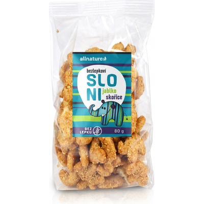 Allnature Sloni jablko-skořice 80 g