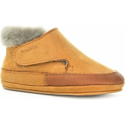 Froddo Furry Walkers Cognac G1160003-4 zimné barefoot capáčky