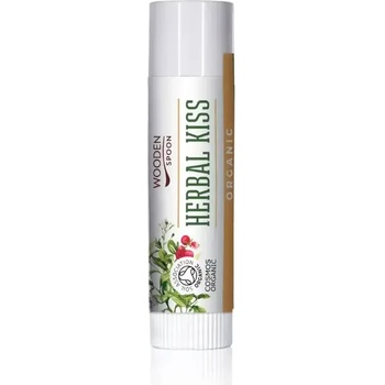 Wooden Spoon Балсам за устни HERBAL KISS | Wooden Spoon (WSLIPHERB001)