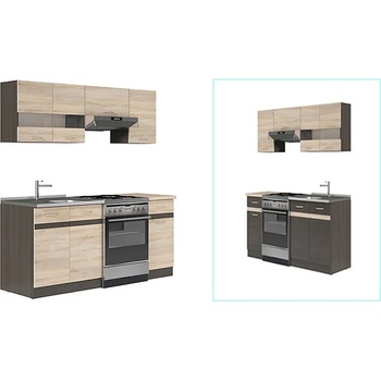 Image 1 of Black Red White Кухня Junona Line - 180 см